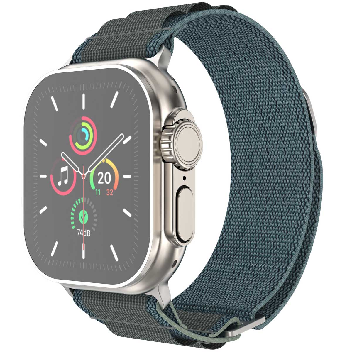 imoshion Bracelet en nylon Alpine Apple Watch | 38/40/41/42 mm - Bleu