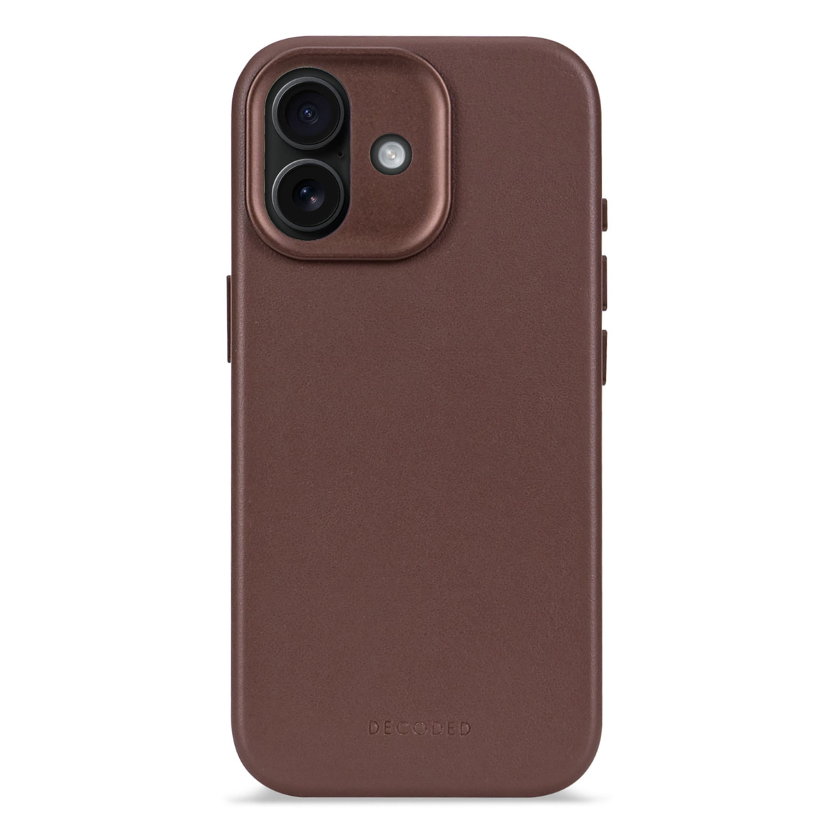 Decoded Coque en cuir MagSafe Apple iPhone 17 - Chocolate Brown