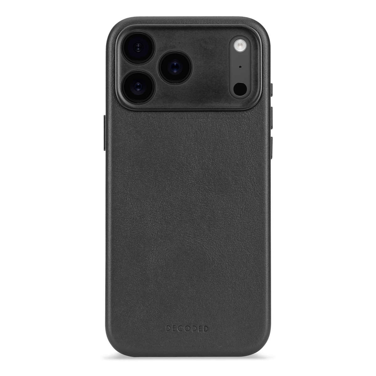 Decoded Coque en cuir MagSafe Apple iPhone 17 Pro - Noir