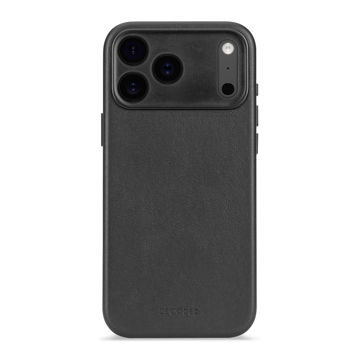 Decoded Coque en cuir MagSafe Apple iPhone 17 Pro Max - Noir