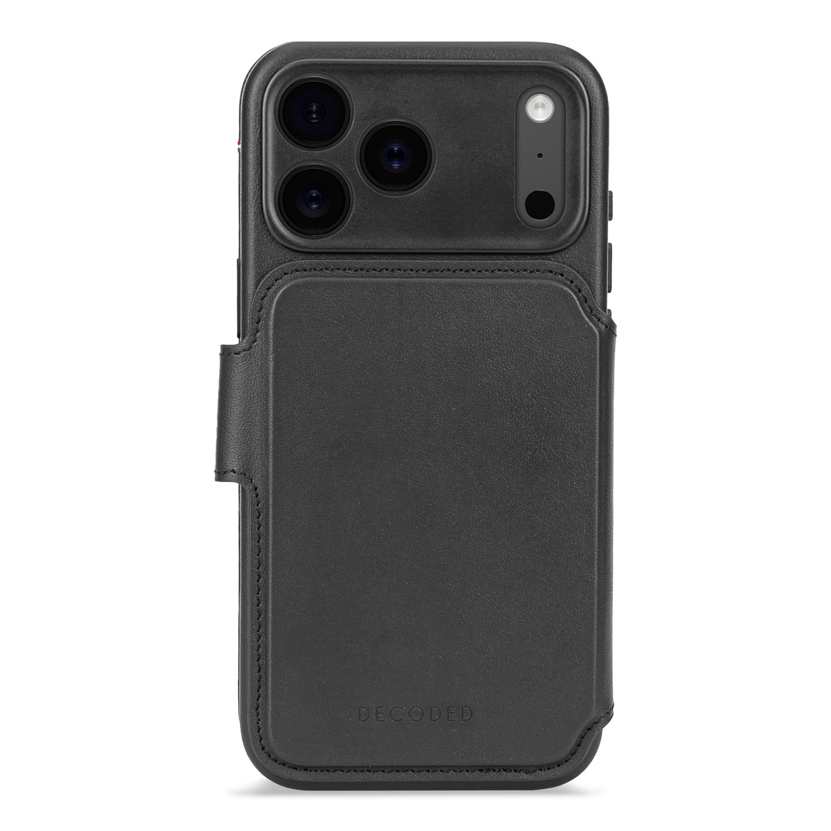 Decoded 2 in 1 Leather Detachable Wallet MagSafe voor de Apple iPhone 17 Pro Max - Zwart