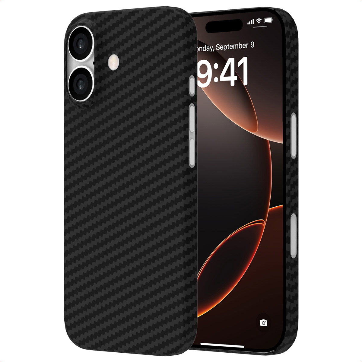 Accezz Coque Kevlar® MagSafe Apple iPhone 17 - Noir