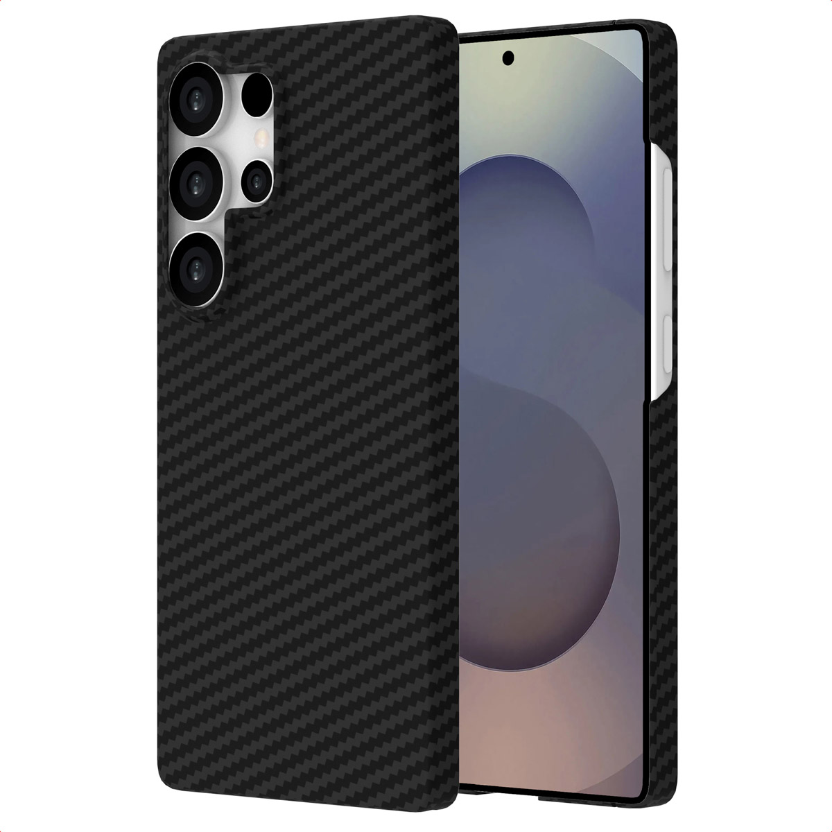 Accezz MagSafe Kevlar Hülle für das Samsung Galaxy S25 Ultra - Schwarz