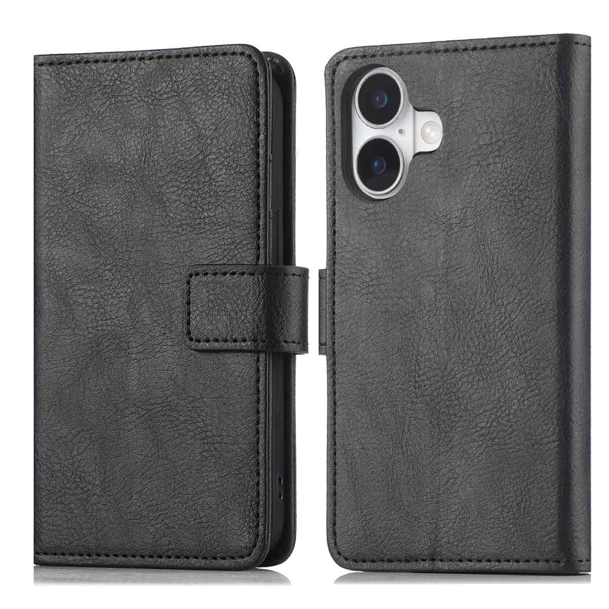 imoshion Luxe Bookcase voor de Apple iPhone 17 - Zwart