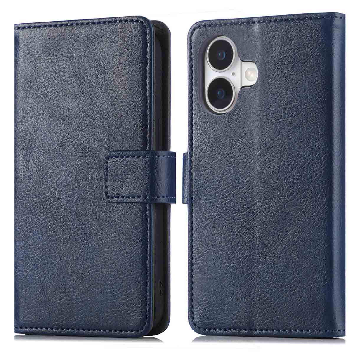 imoshion Luxe Bookcase voor de Apple iPhone 17 - Donkerblauw