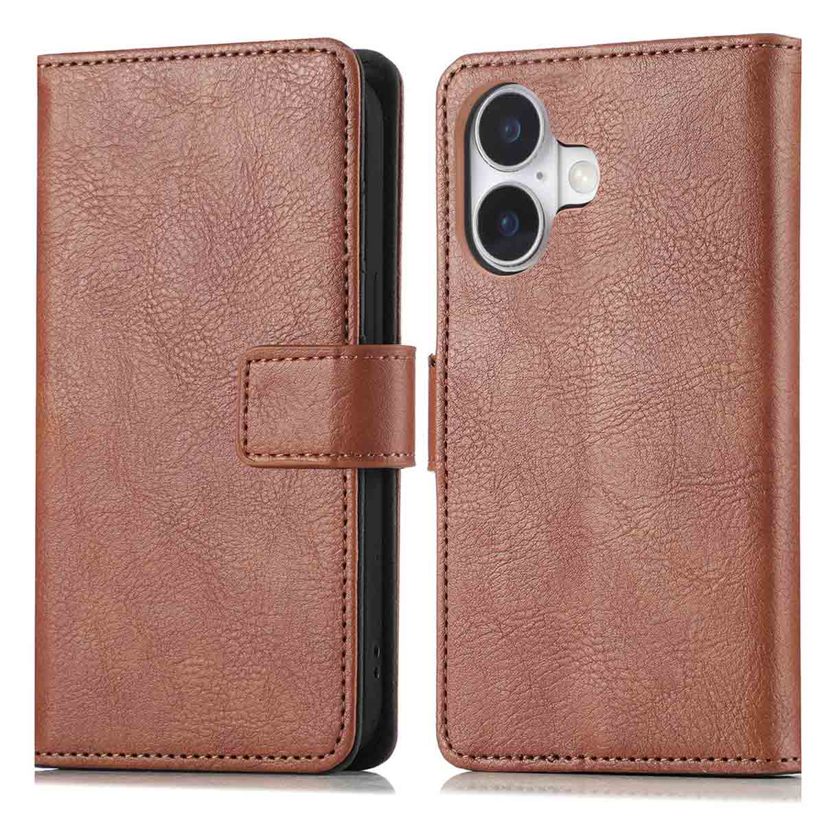 imoshion Luxe Bookcase voor de Apple iPhone 17 - Bruin