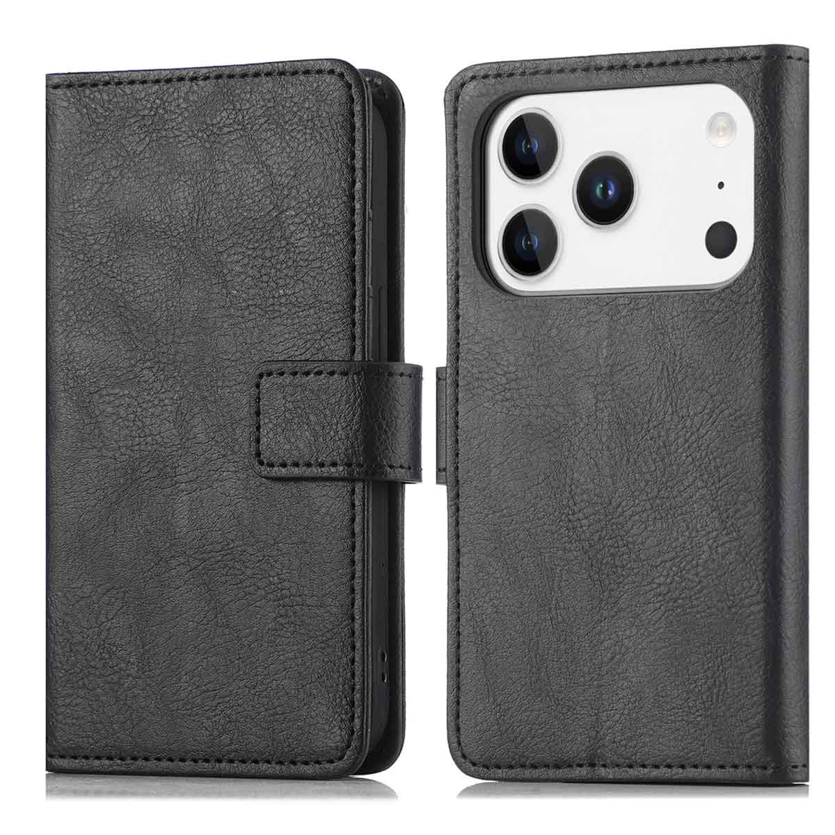 imoshion Luxe Bookcase voor de Apple iPhone 17 Pro Max - Zwart