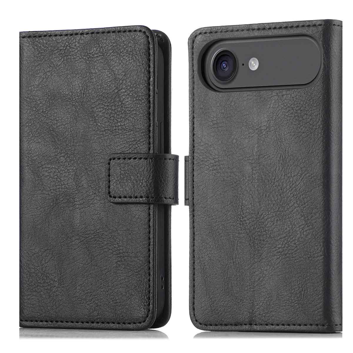 imoshion Luxe Bookcase voor de Apple iPhone Air - Zwart