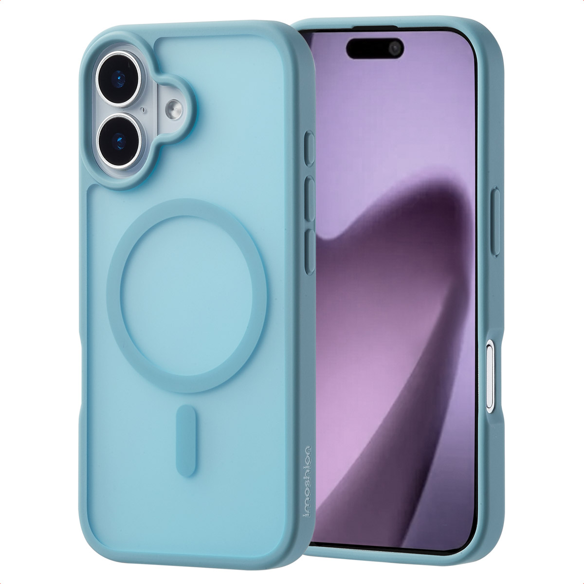 imoshion Color Guard Backcover met MagSafe voor de Apple iPhone 17 - Lichtblauw