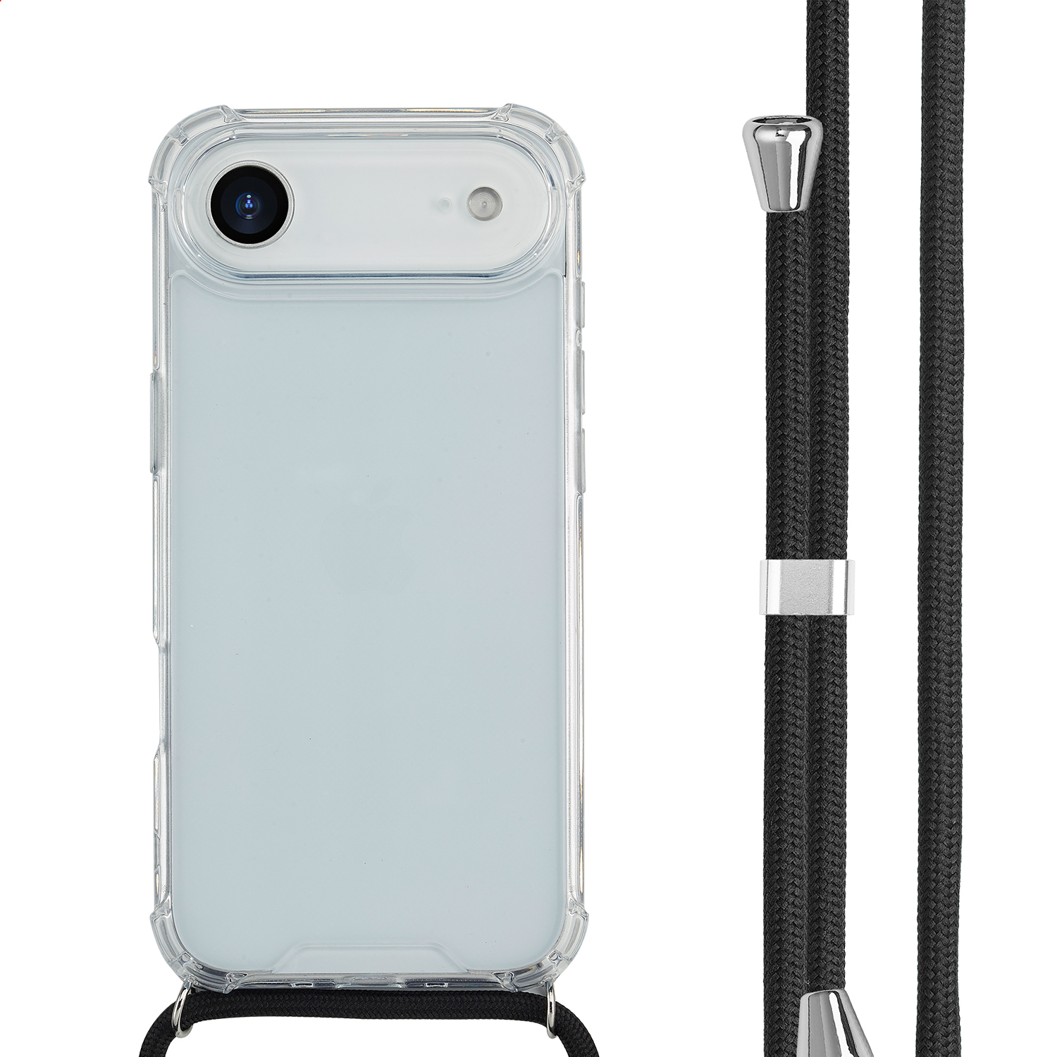 imoshion Coque arrière Transparente avec cordon Apple iPhone Air - Noir