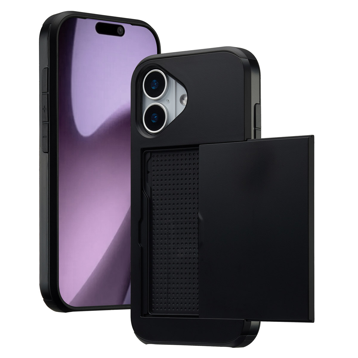 imoshion Backcover met pasjeshouder voor de Apple iPhone 17 - Zwart
