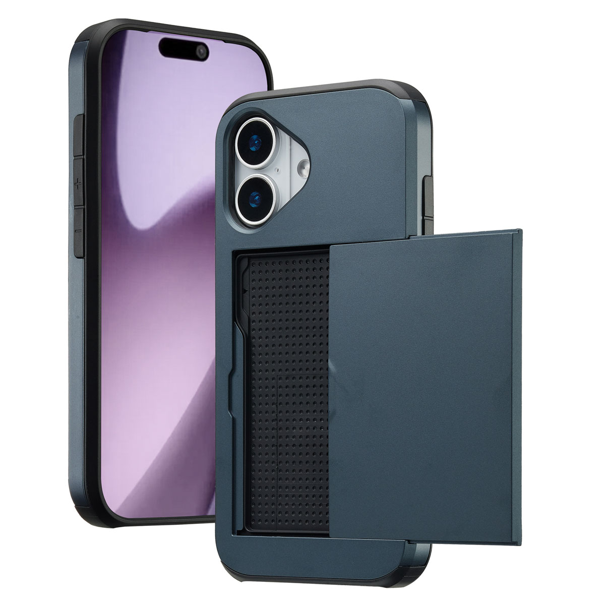 imoshion Backcover met pasjeshouder voor de Apple iPhone 17 - Donkerblauw