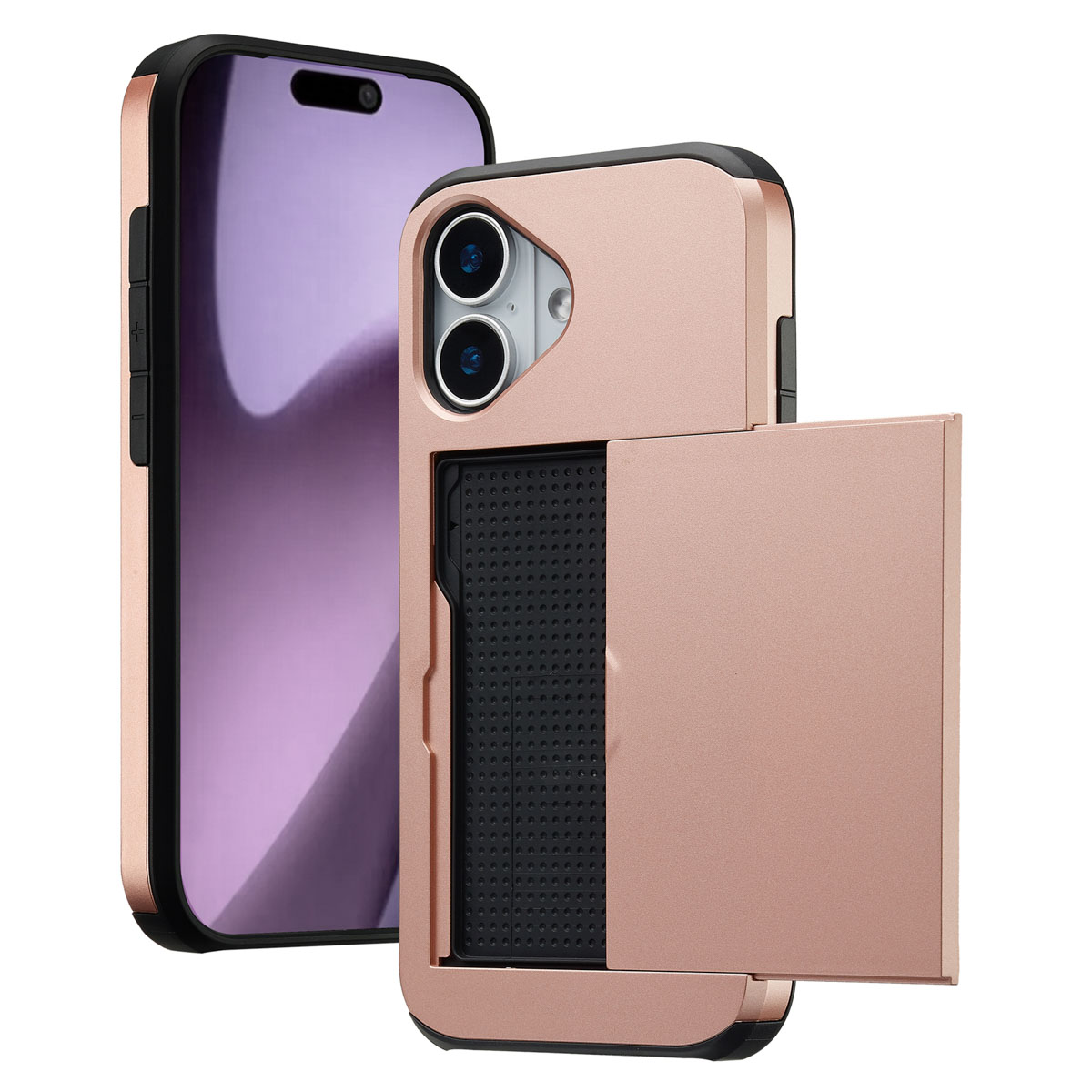 imoshion Backcover met pasjeshouder voor de Apple iPhone 17 - Rosé Goud