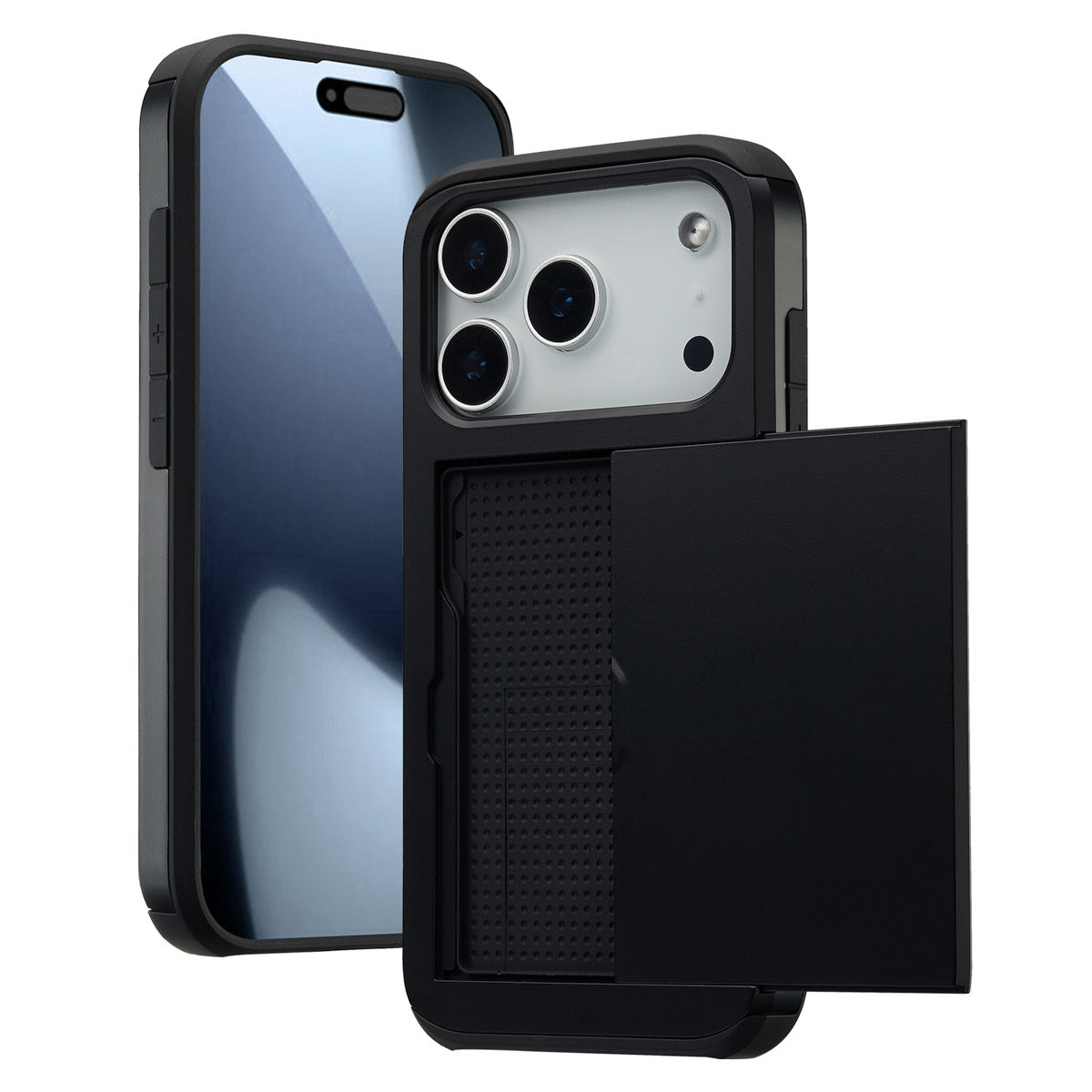 imoshion Backcover met pasjeshouder voor de Apple iPhone 17 Pro - Zwart