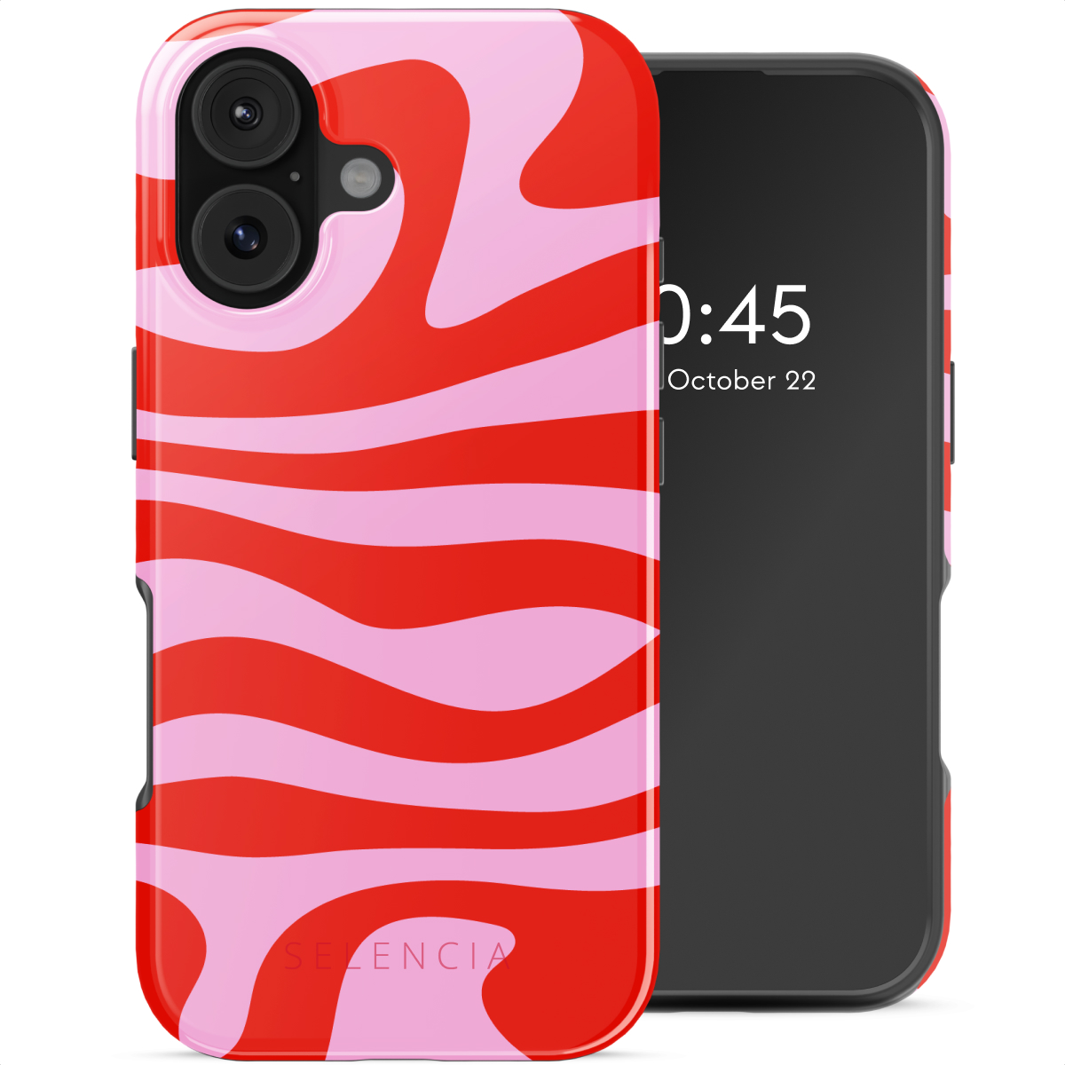 Selencia Coque arrière Vivid avec MagSafe Apple iPhone 17 - Dream Swirl Pink