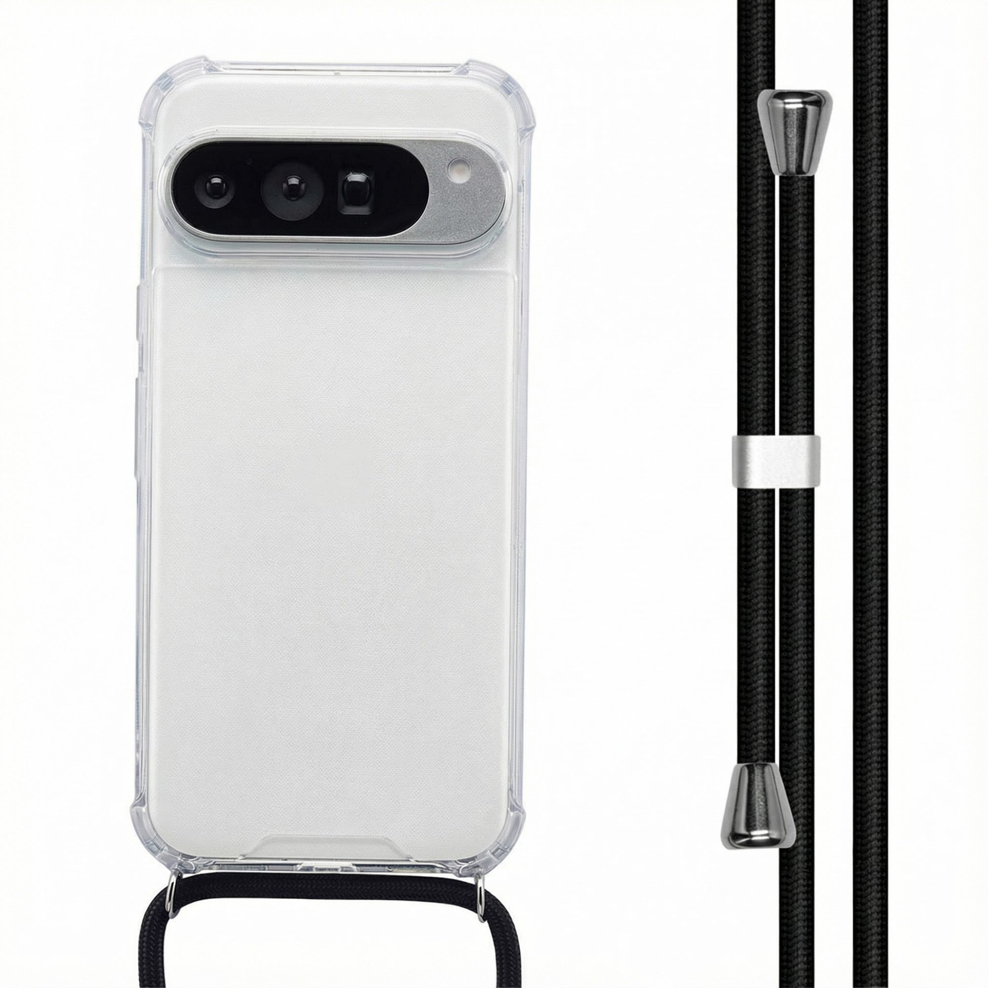 imoshion Coque arrière Transparente avec cordon Google Pixel 10 Pro XL - Noir