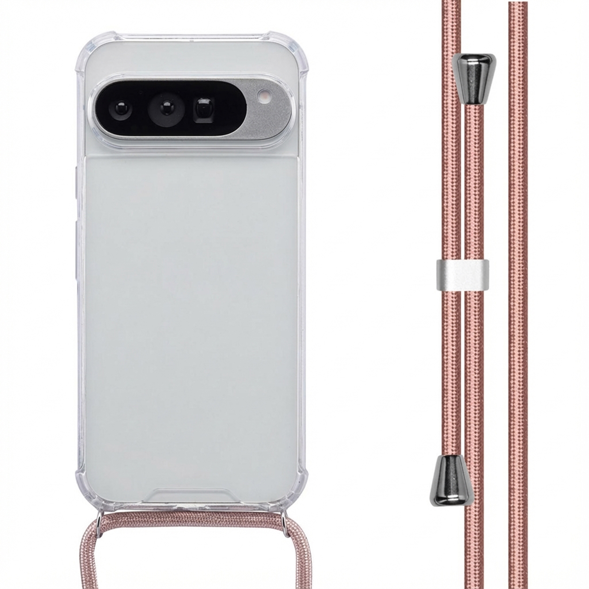 imoshion Coque arrière Transparente avec cordon Google Pixel 10 Pro XL - Rose Doré