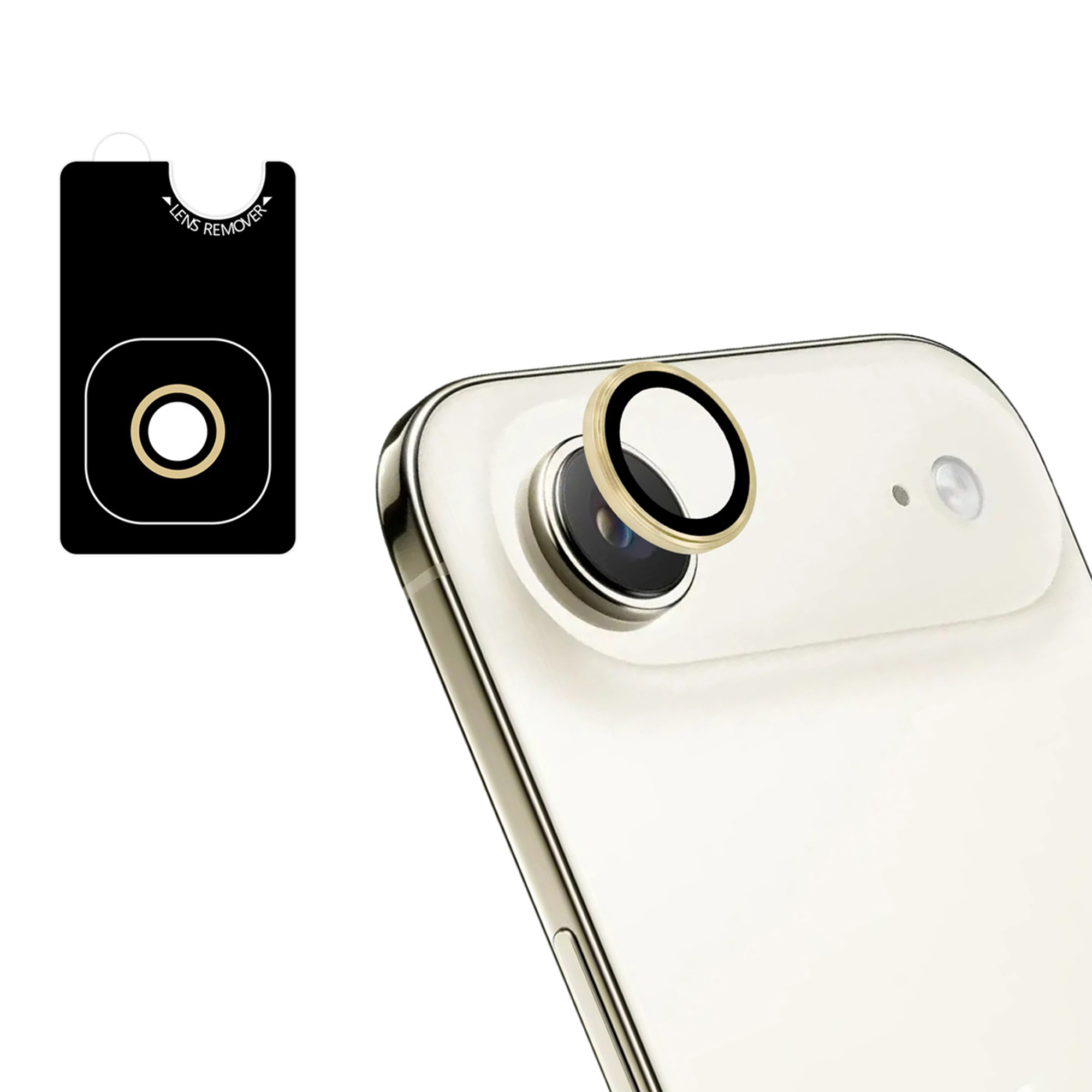 imoshion 2 Pack Camera lens protector voor de Apple iPhone Air - Light Gold