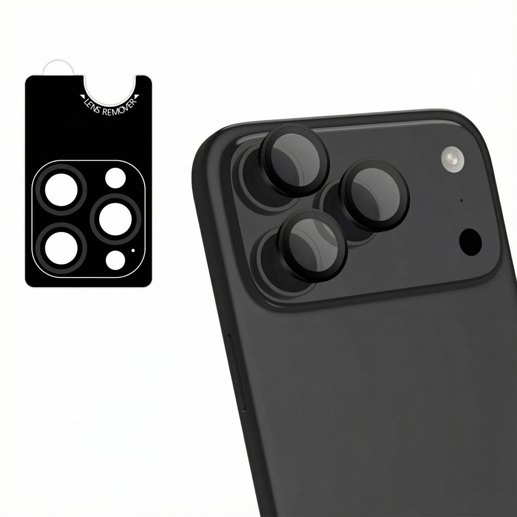 imoshion 2 Pack Camera lens protector voor de Apple iPhone 17 Pro / 17 Pro Max - Zwart