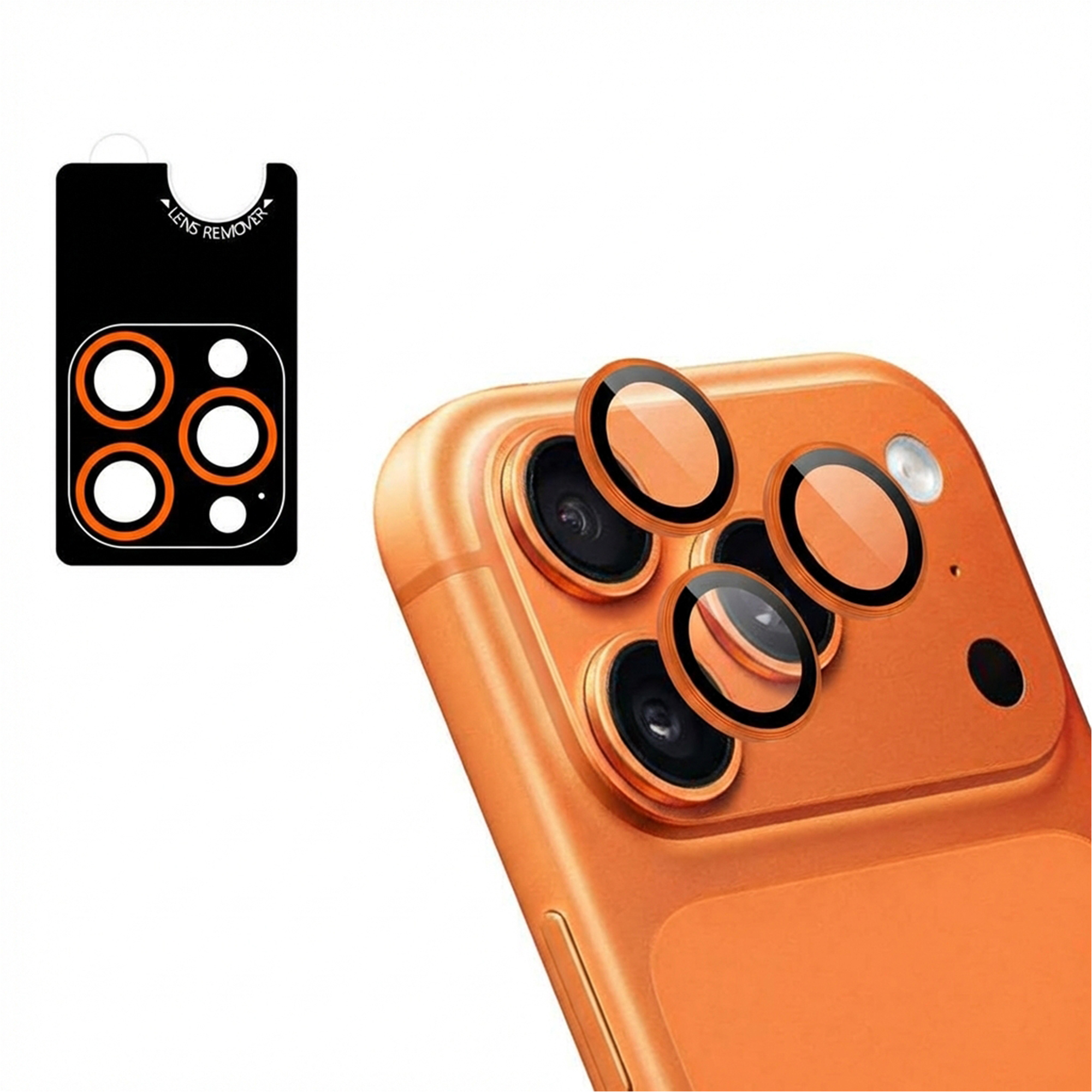 imoshion 2 Pack Camera lens protector voor de Apple iPhone 17 Pro / 17 Pro Max - Orange