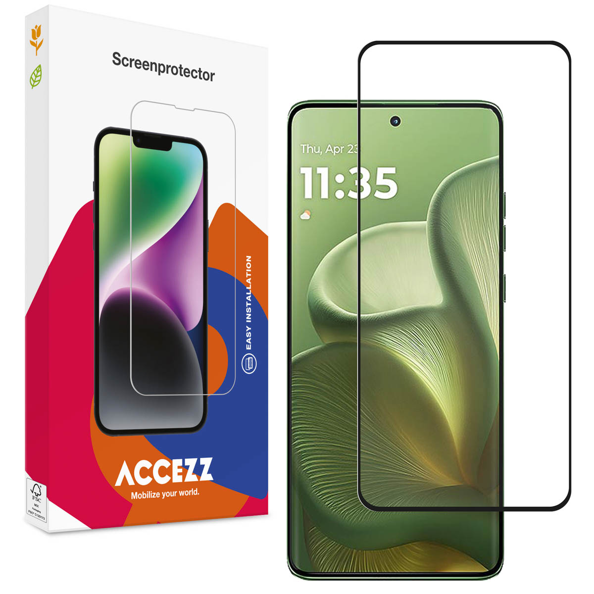Accezz Gehard Glas Screenprotector voor de Motorola Edge 60 Pro