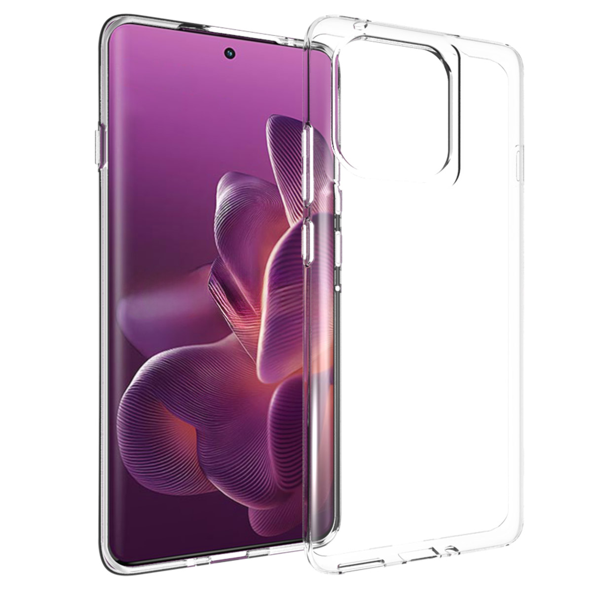 Accezz Coque Clear Motorola Edge 60 Pro - Transparent