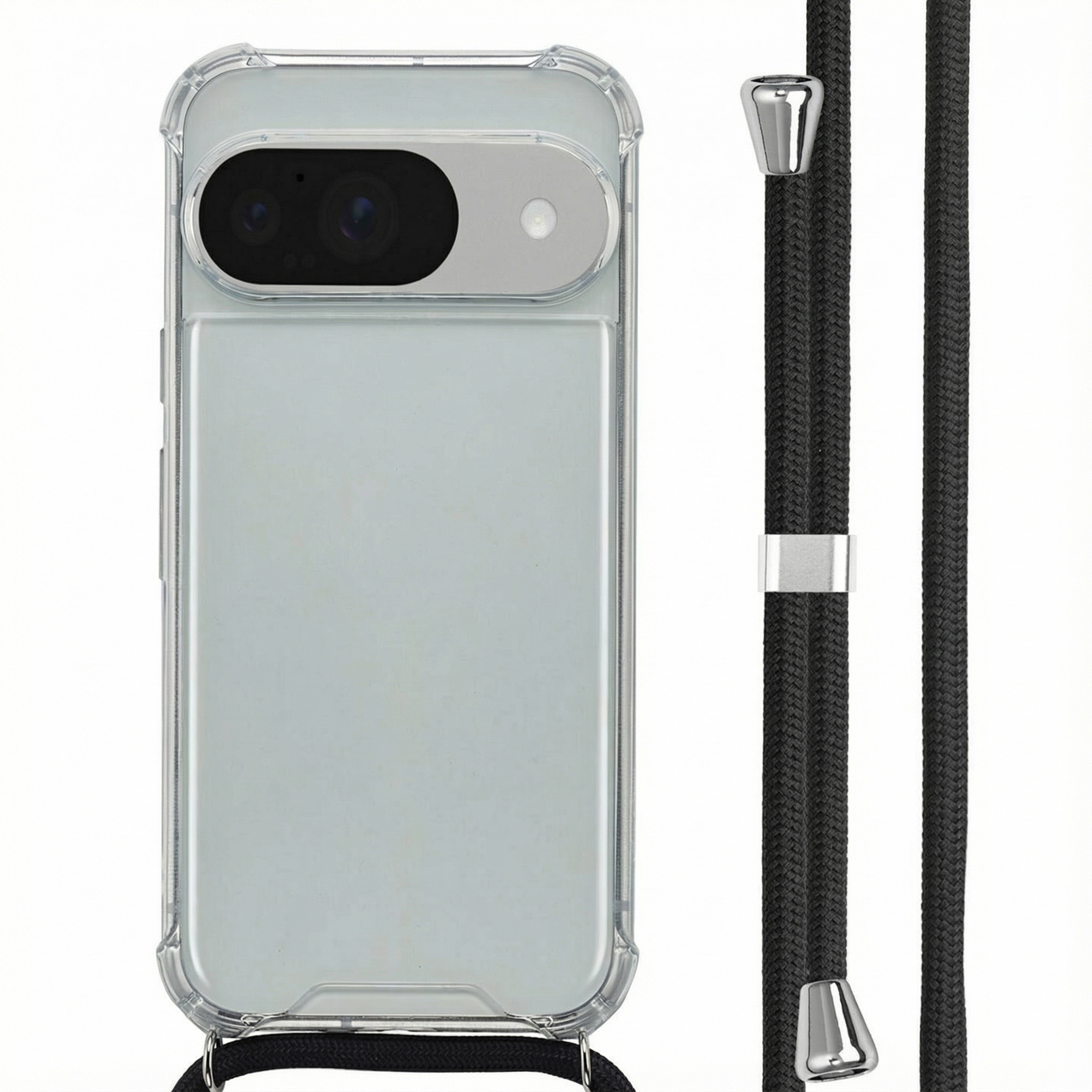 imoshion Transparante Backcover met koord voor de Google Pixel 10 / 10 Pro - Zwart