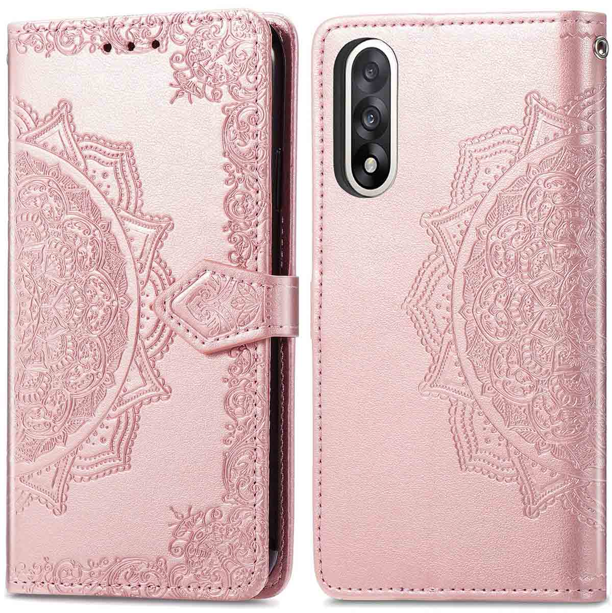 imoshion Mandala Bookcase voor de OnePlus Nord 5 - Rosé Goud
