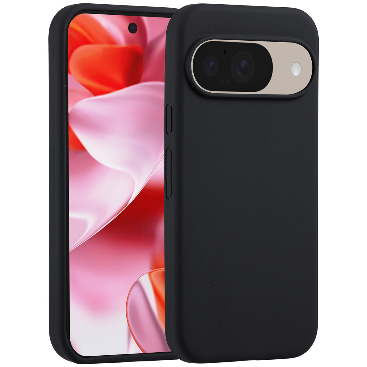 Accezz Coque Liquid Silicone Google Pixel 11 / 11 Pro / 10 / 10 Pro - Noir