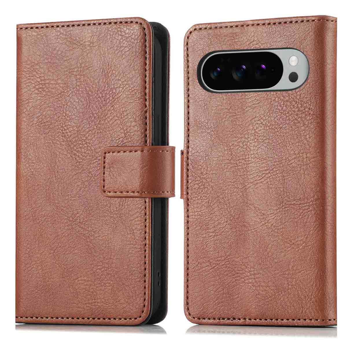 imoshion Luxe Bookcase voor de Google Pixel 10 / 10 Pro - Bruin