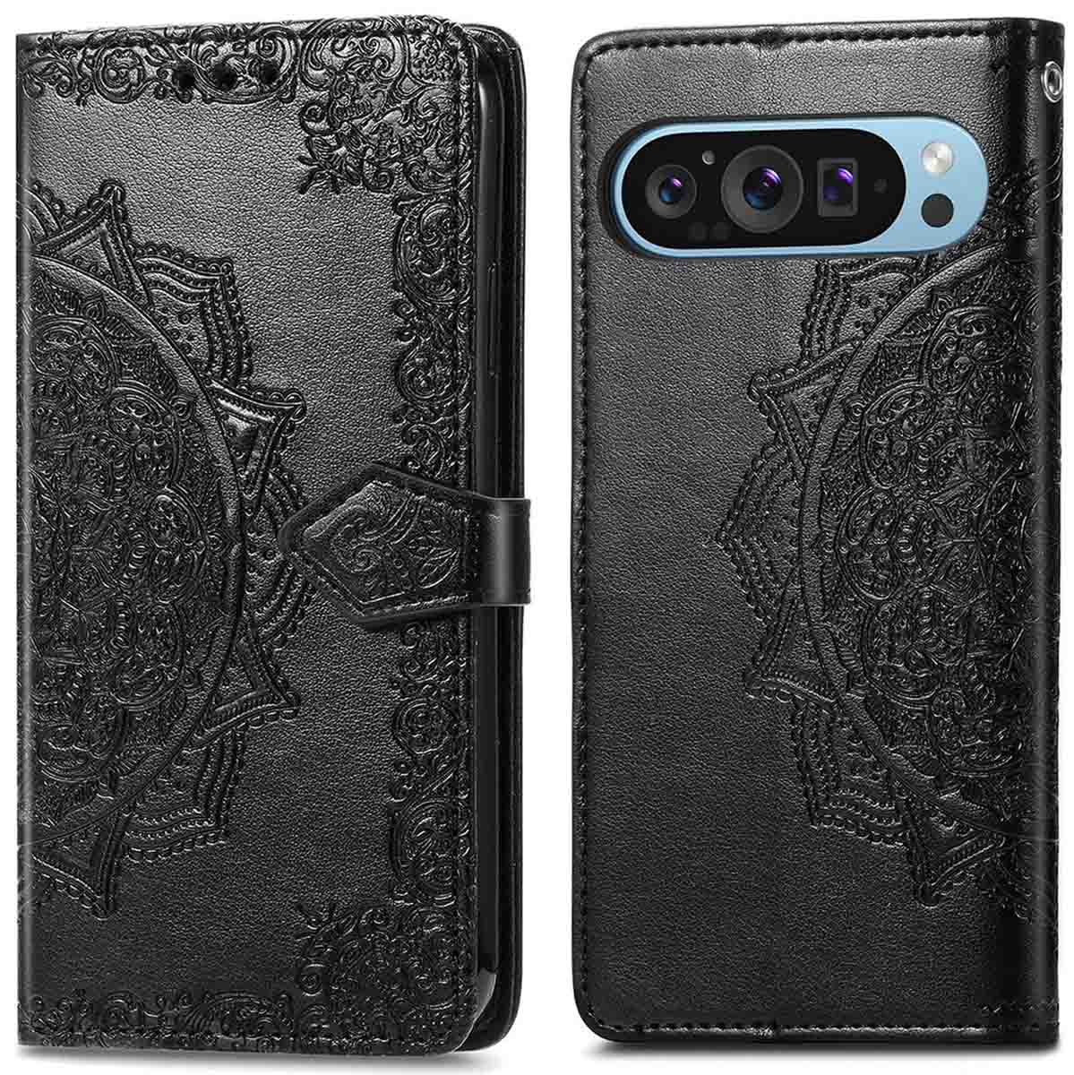 imoshion Mandala Bookcase voor de Google Pixel 10 / 10 Pro - Zwart