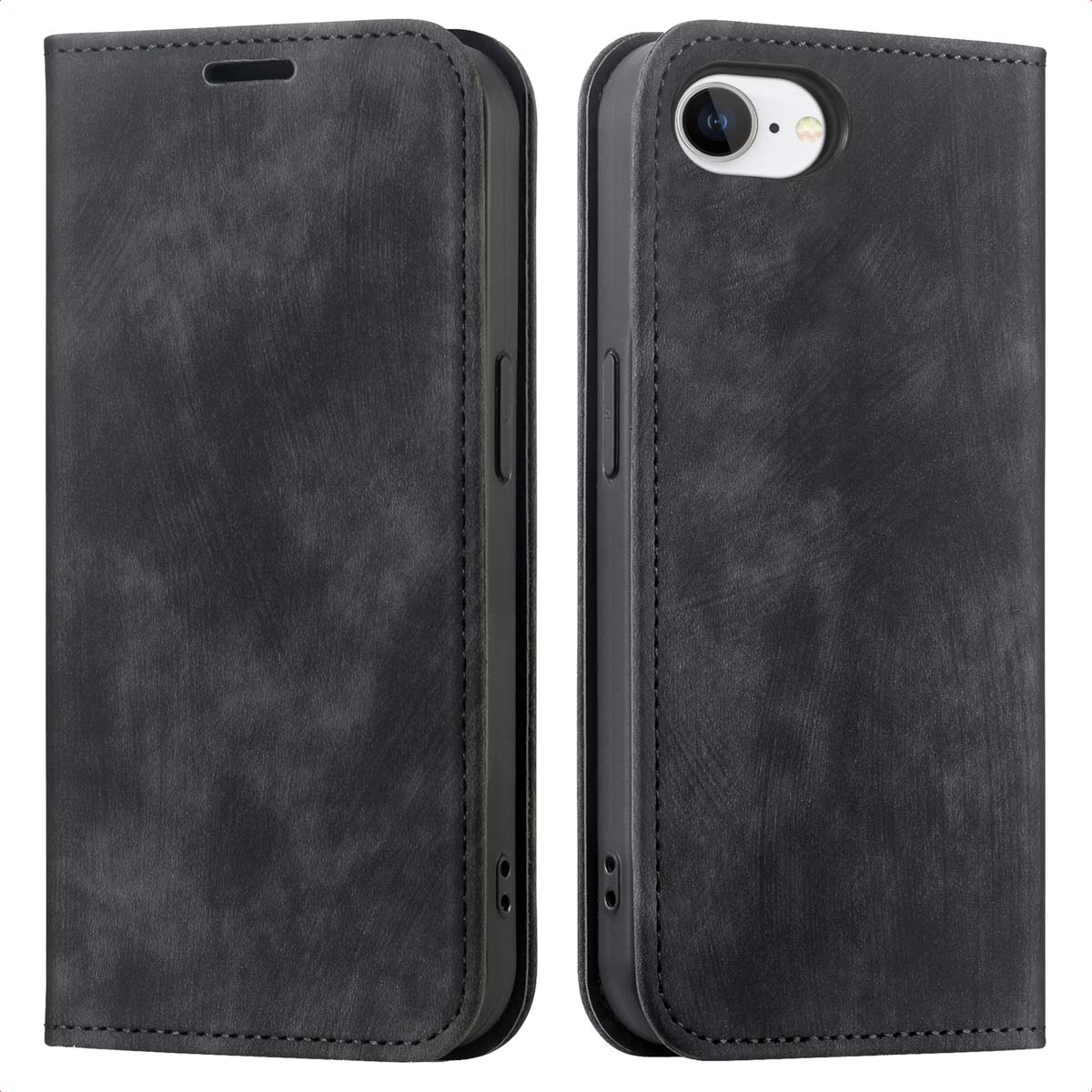 imoshion Slim Bookcase voor de Apple iPhone SE (2022 / 2020) / 8 / 7 / 6(s) - Zwart
