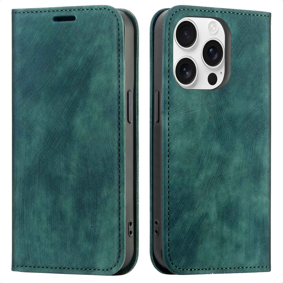 imoshion Slim Bookcase voor de Apple iPhone 12 (Pro) - Groen