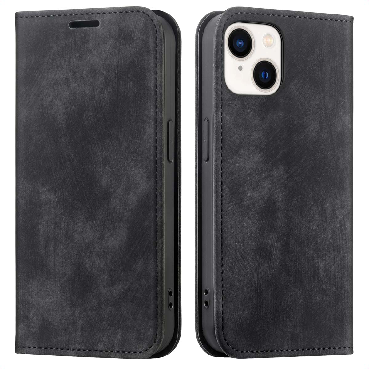 imoshion Slim Bookcase voor de Apple iPhone 15 - Zwart