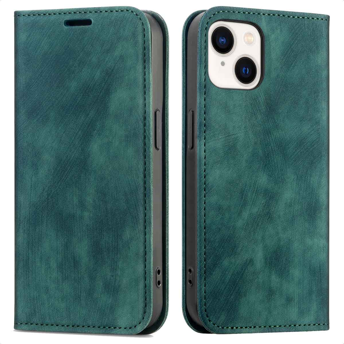 imoshion Slim Bookcase voor de Apple iPhone 15 - Groen