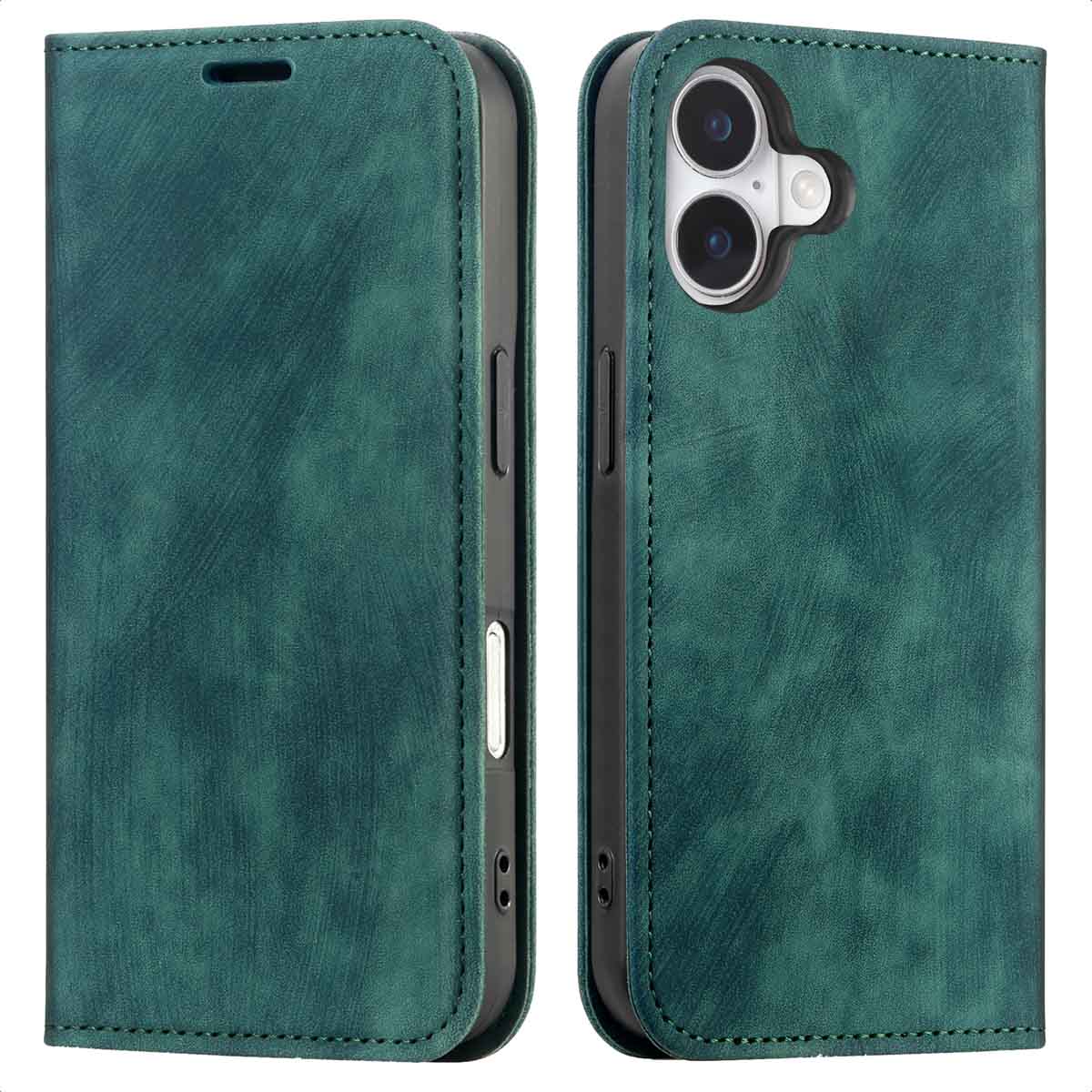 imoshion Slim Bookcase voor de Apple iPhone 16 - Groen
