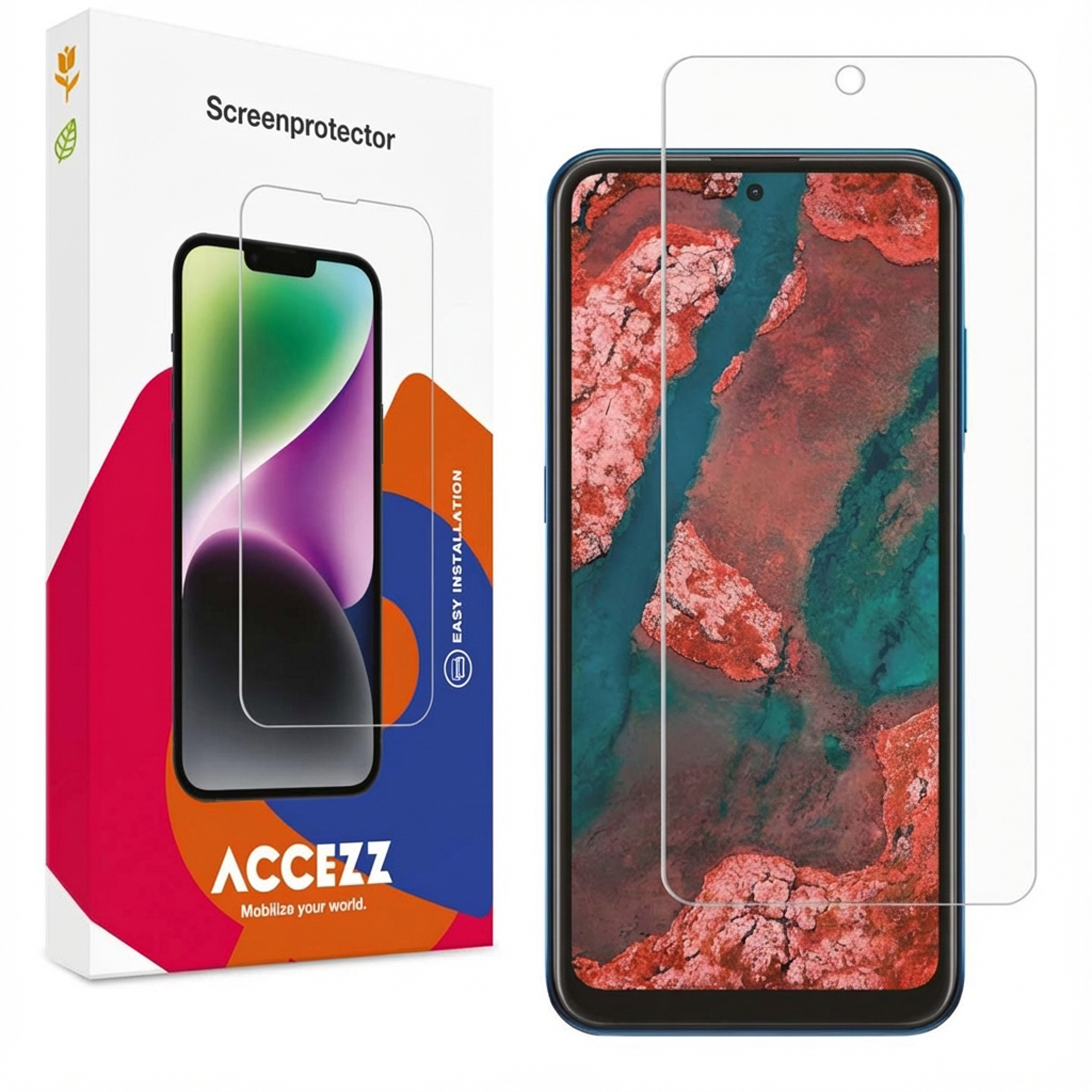Accezz Protection d'écran en verre trempé Nokia X10 / X20