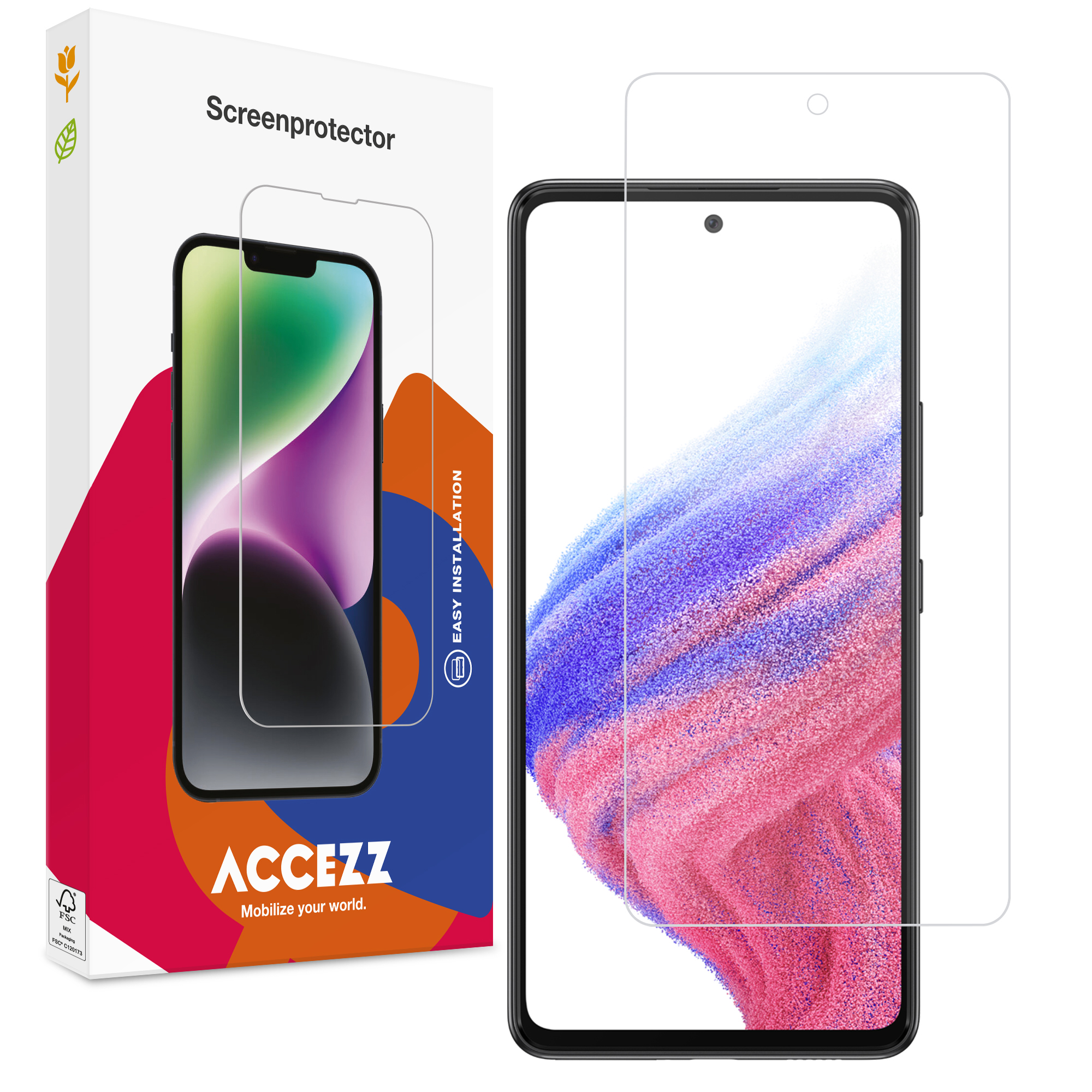 Accezz Gehard Glas Screenprotector voor de Samsung Galaxy A51