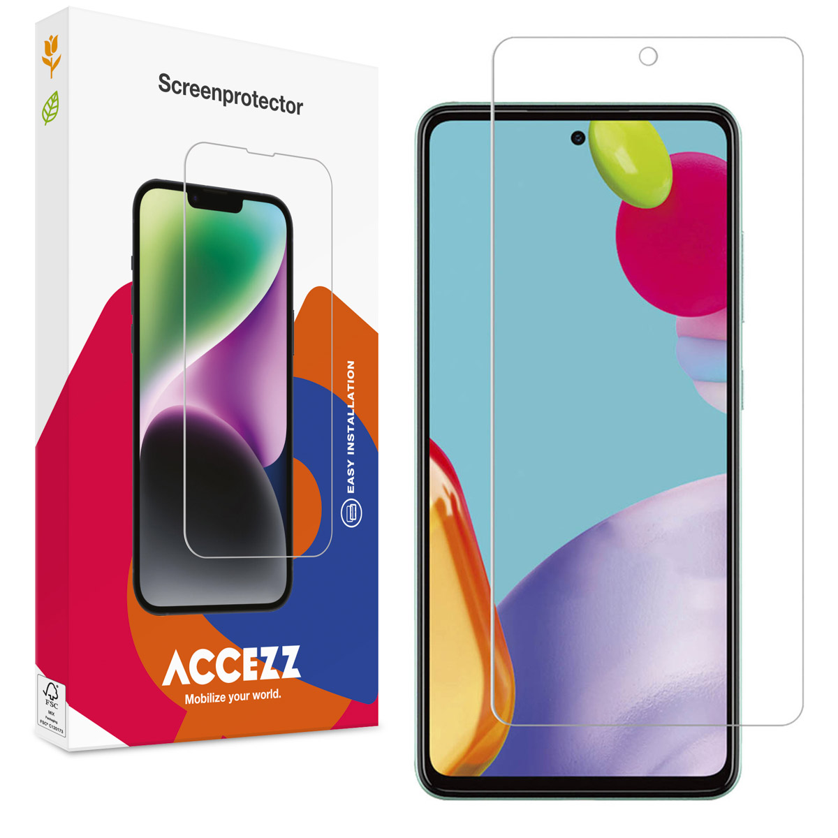 Accezz Gehard Glas Screenprotector voor de Samsung Galaxy A52(s) (5G/4G) / A53