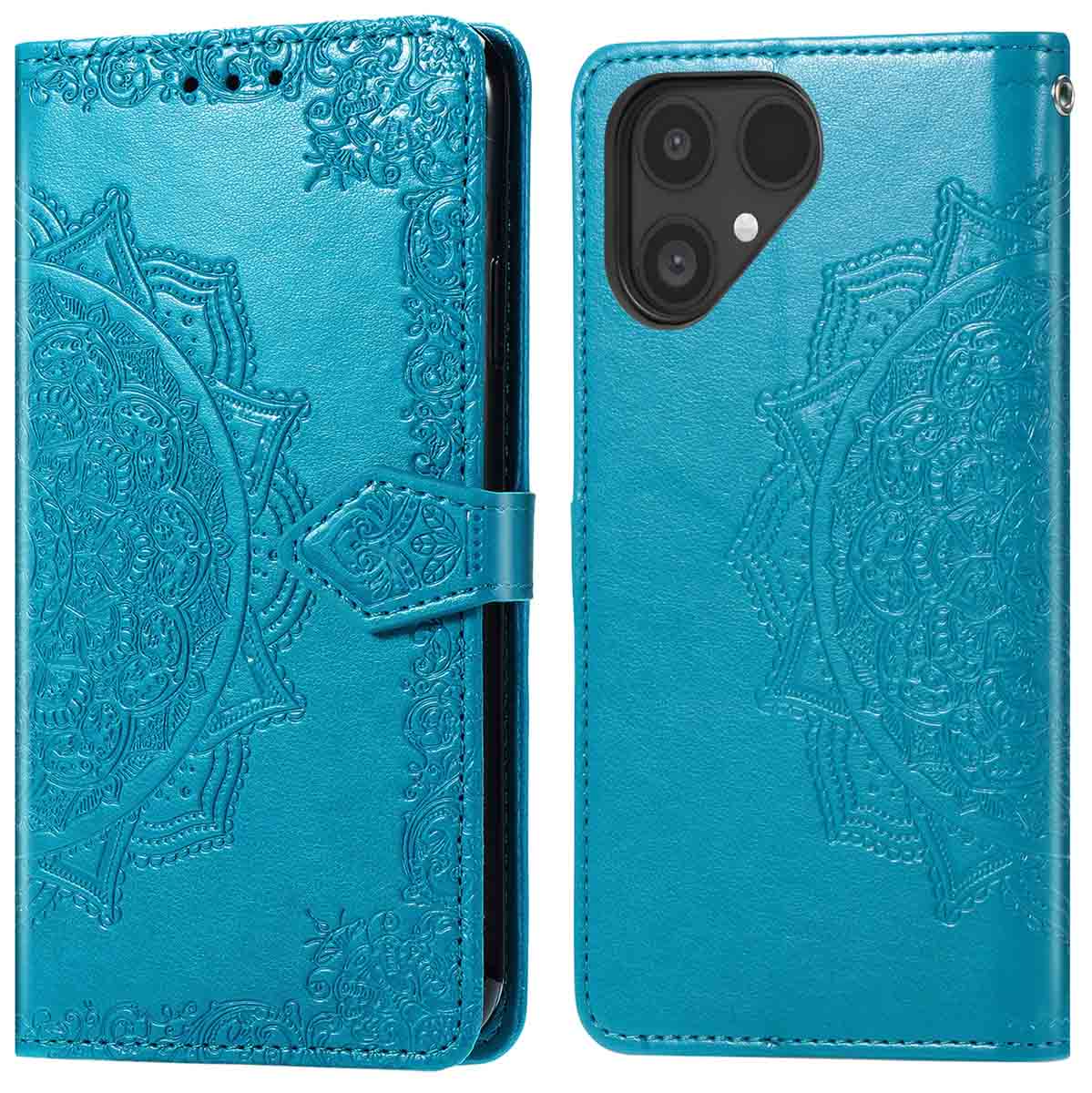 imoshion Mandala Bookcase voor de Fairphone 6 - Turquoise