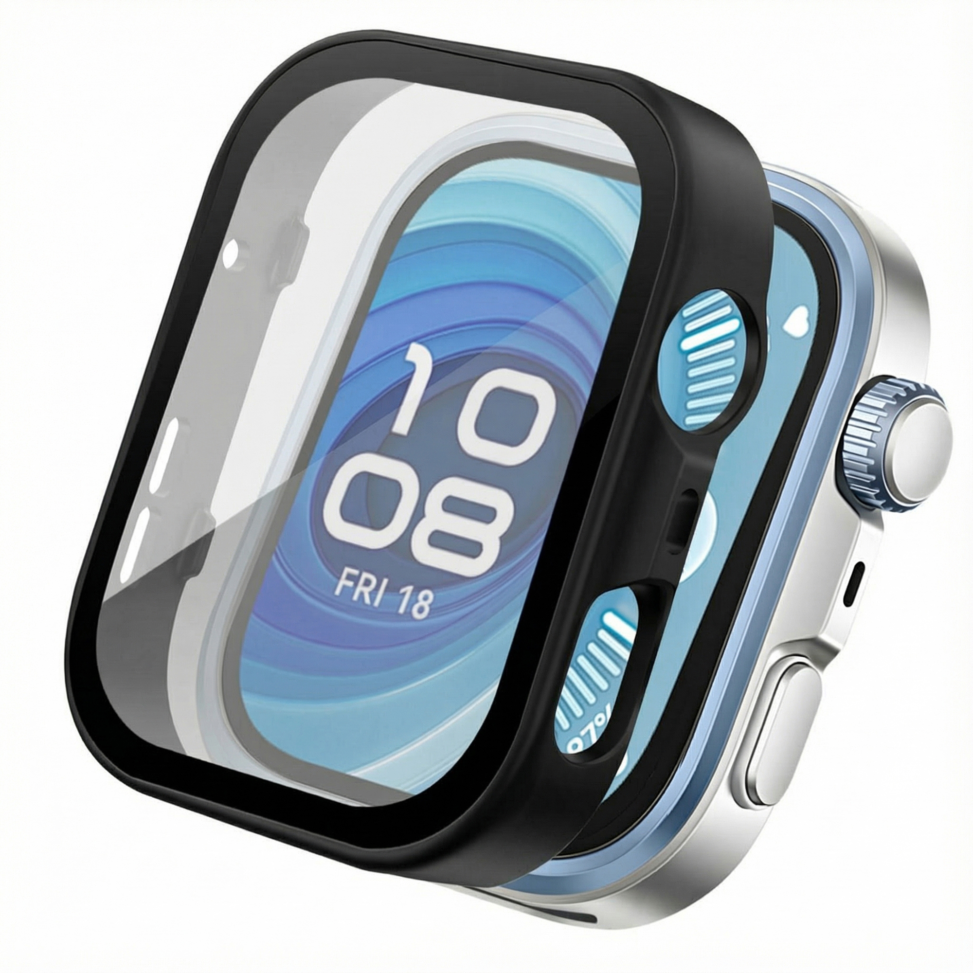 imoshion Full Cover Hardcase voor de Huawei Watch Fit 4 Pro - Zwart