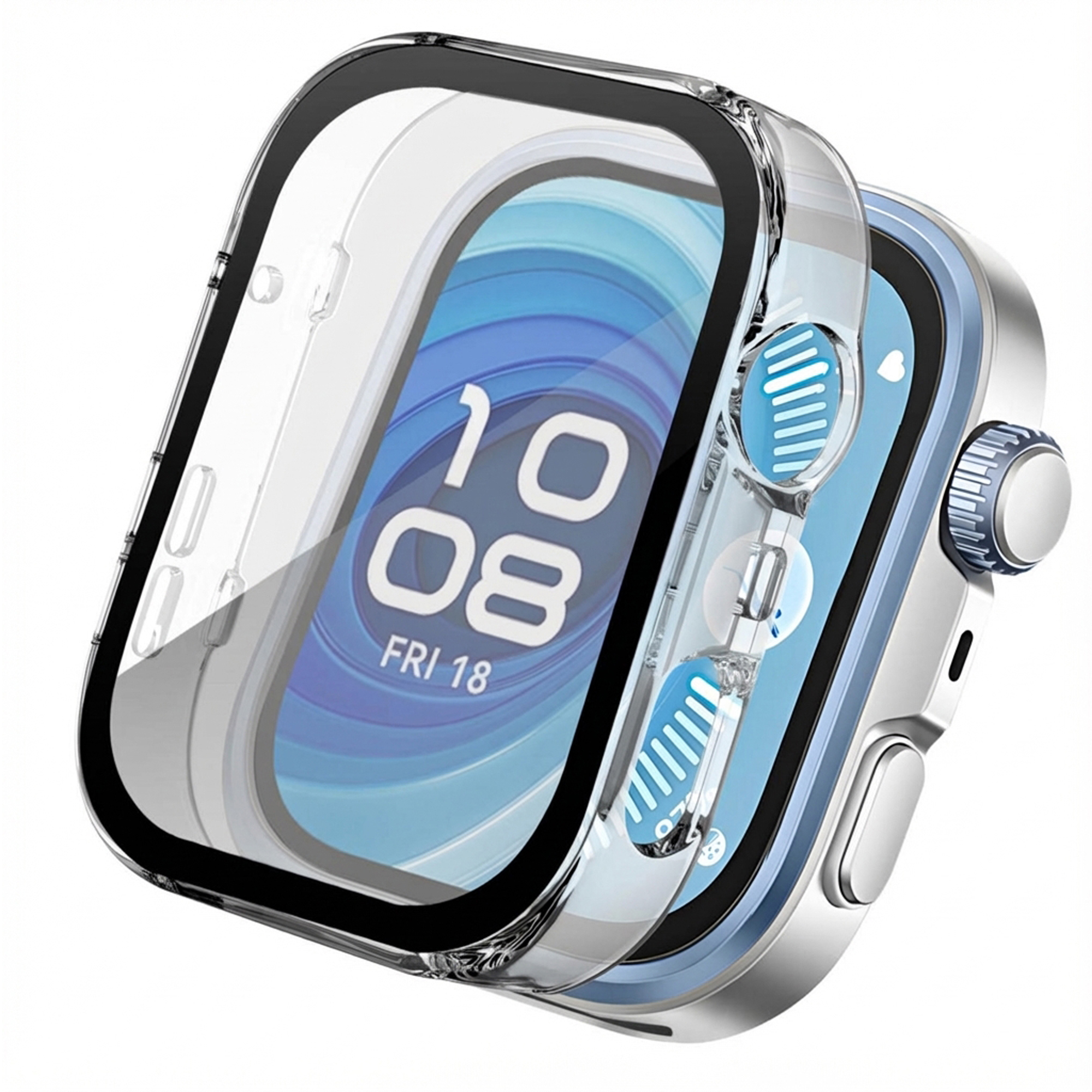 imoshion Full Cover Hardcase voor de Huawei Watch Fit 4 Pro - Transparant