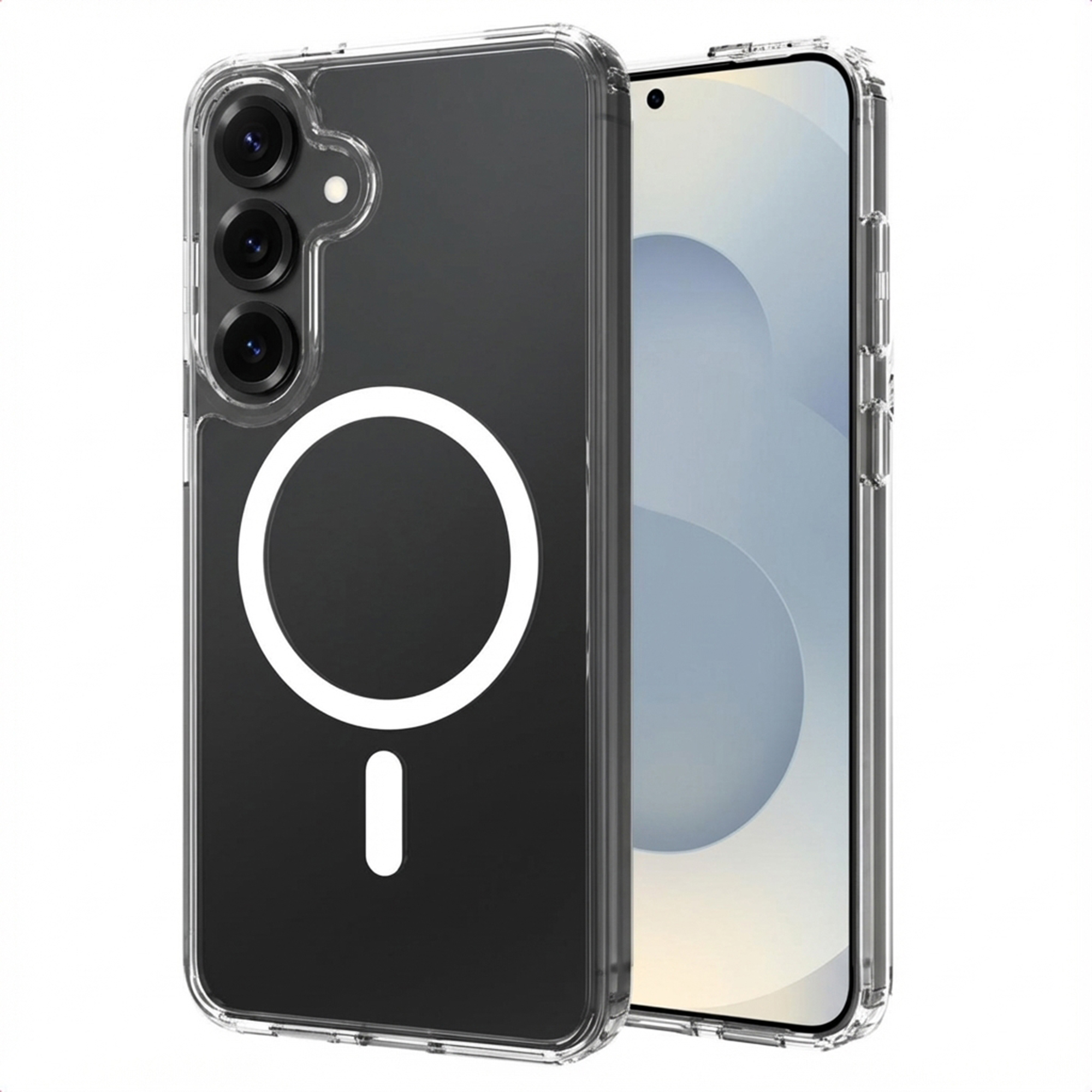 Accezz Coque arrière Xtreme Impact avec MagSafe Samsung Galaxy S25 Plus - Transparent