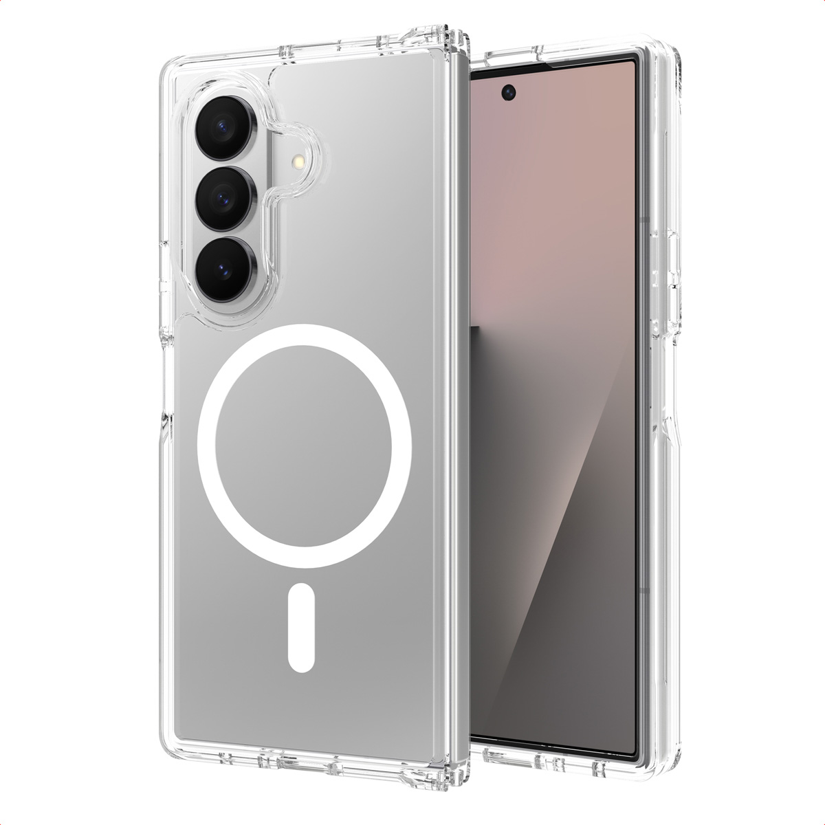 Accezz Coque arrière Xtreme Impact avec MagSafe Samsung Galaxy Z Fold 7 - Transparent
