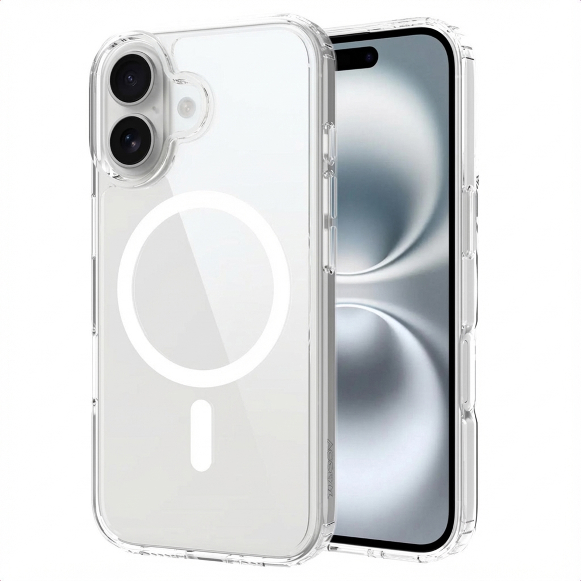 Accezz Xtreme Impact Backcover met MagSafe voor de Apple iPhone 16 - Transparant