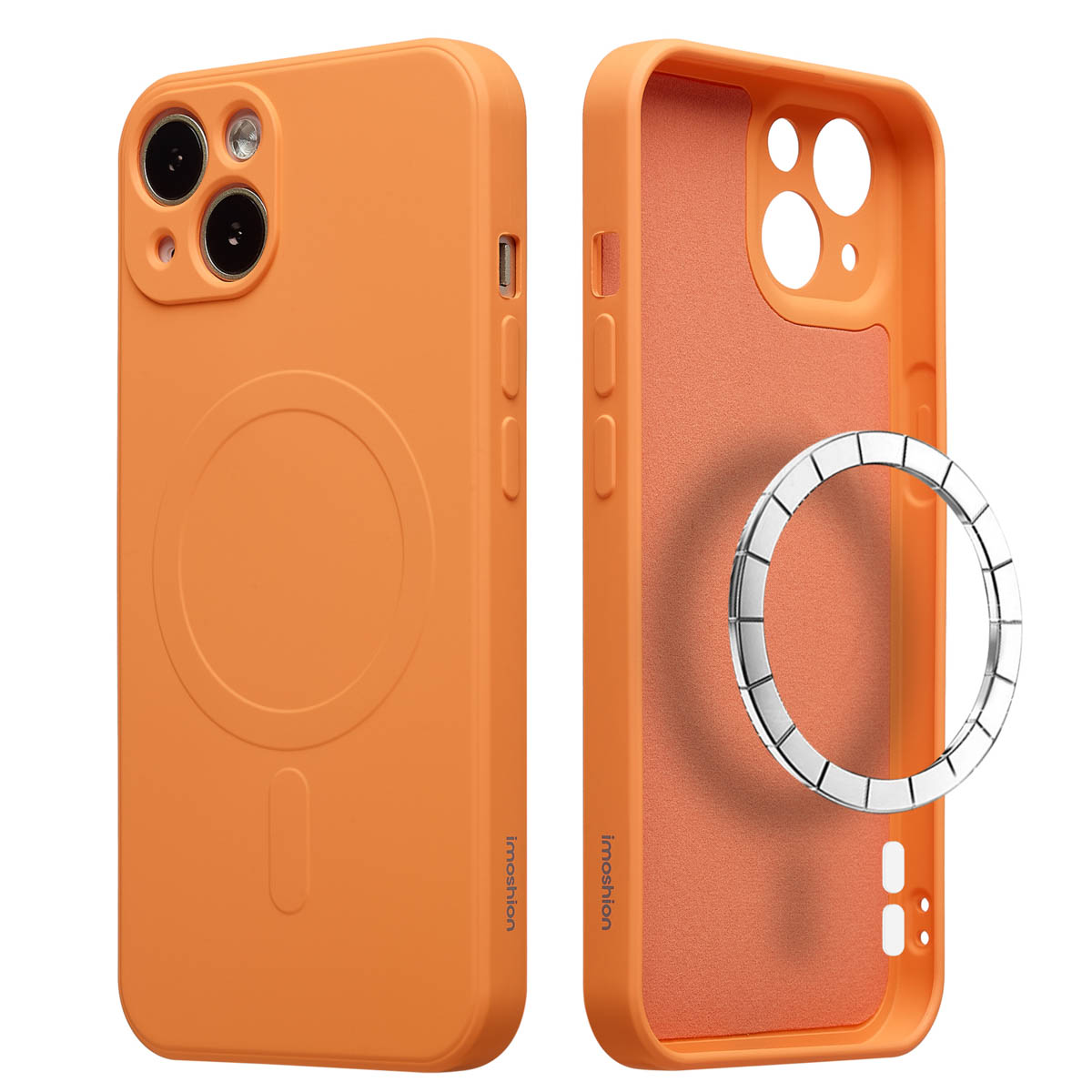 imoshion Color Backcover met MagSafe voor de Apple iPhone 15 - Oranje
