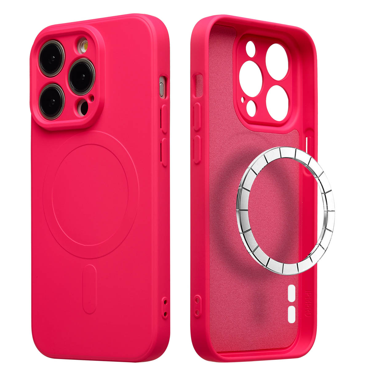 imoshion Color Backcover met MagSafe voor de Apple iPhone 15 Pro - Neon Pink