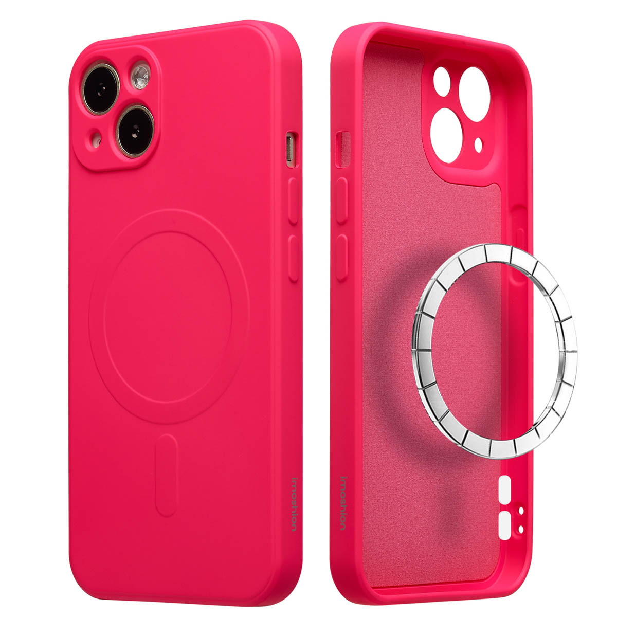 imoshion Coque Couleur avec MagSafe Apple iPhone 14 - Neon Pink