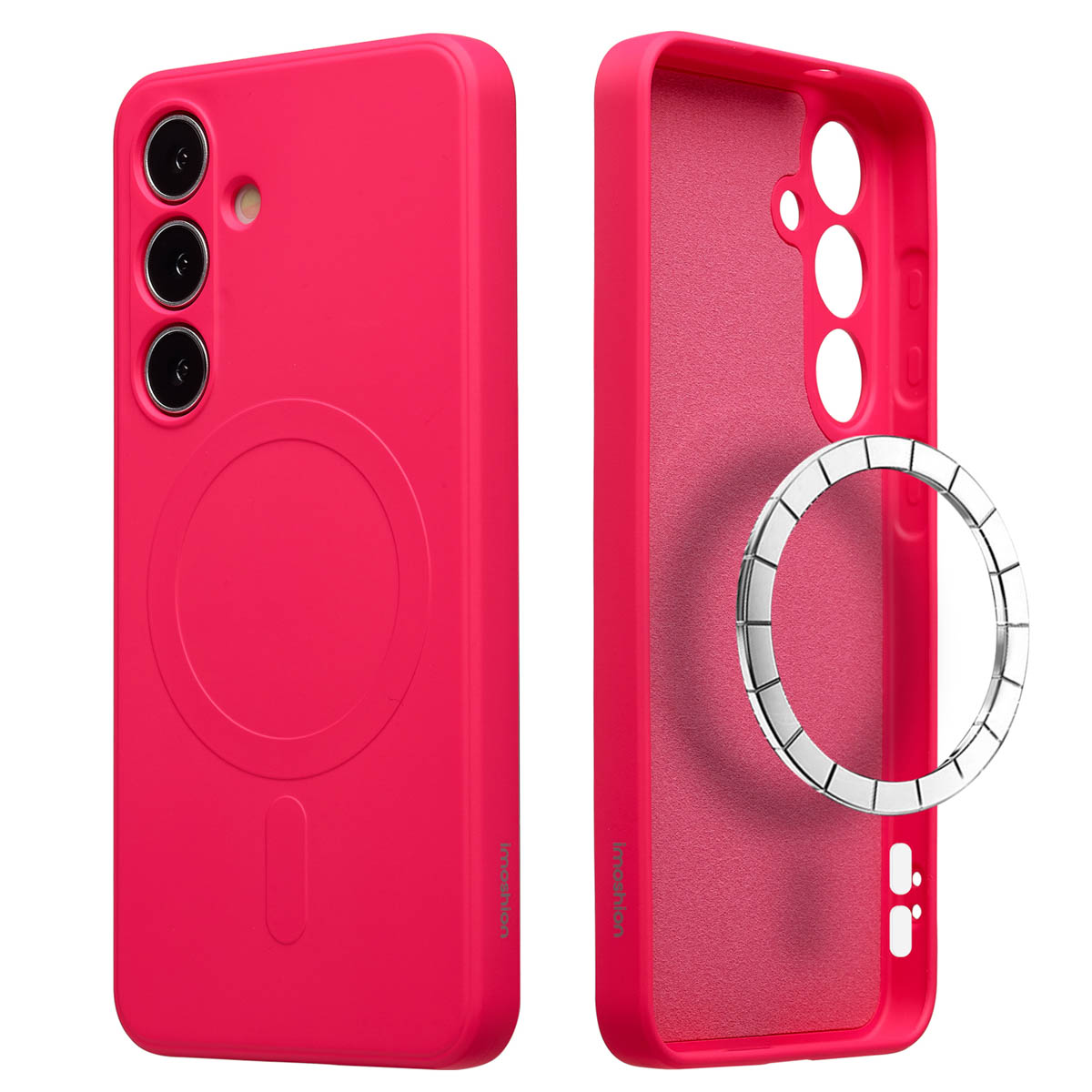 imoshion Coque Couleur avec MagSafe Samsung Galaxy S25 - Neon Pink