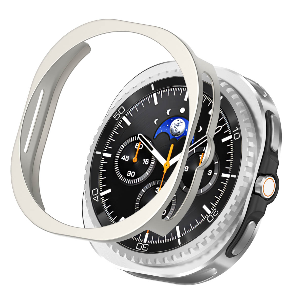 imoshion Bumper Hardcase voor de Samsung Galaxy Watch 8 Classic (46 mm) - Sterrenlicht
